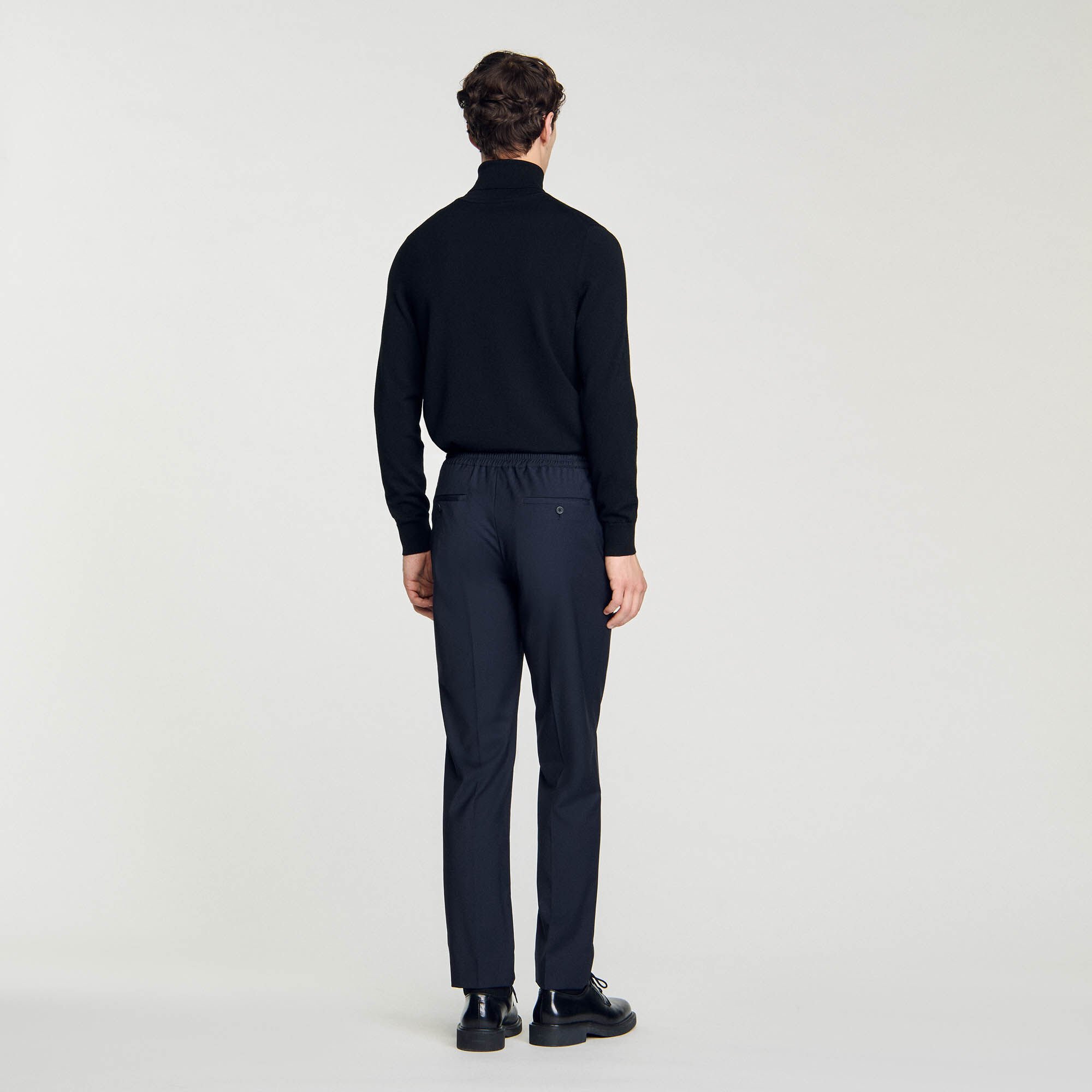Pantalon à taille élastiquée