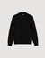Wool jumper with a high collar
