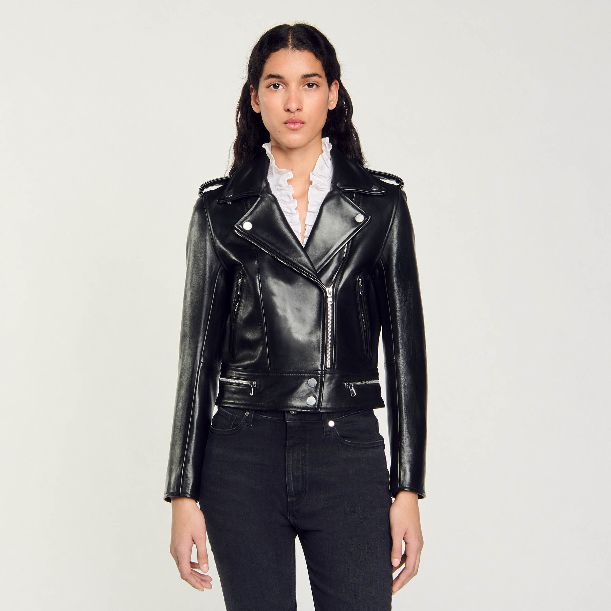 Blouson aus Leder