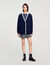 Cardigan long bicolore