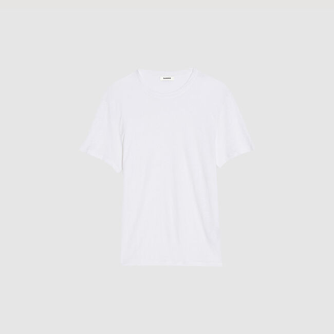 T-Shirt aus zertifiziertem Leinen
