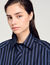Chemise strassée à cravate