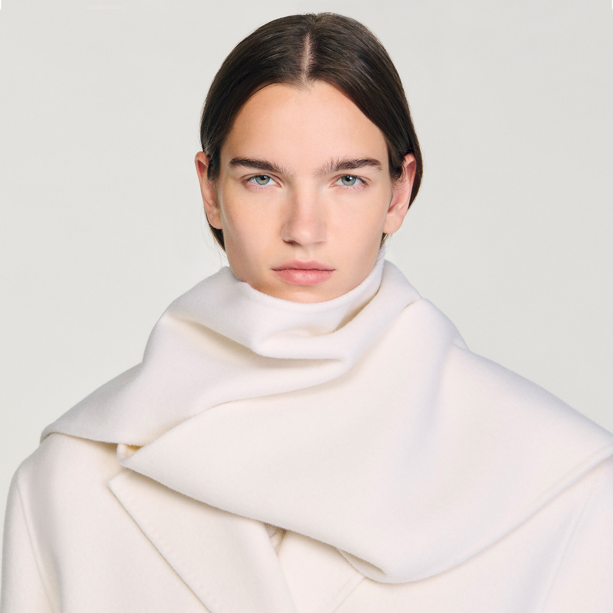 Manteau oversize en laine