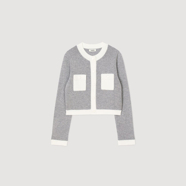 Zweifarbiger Cardigan