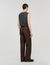 Pantalon large en laine