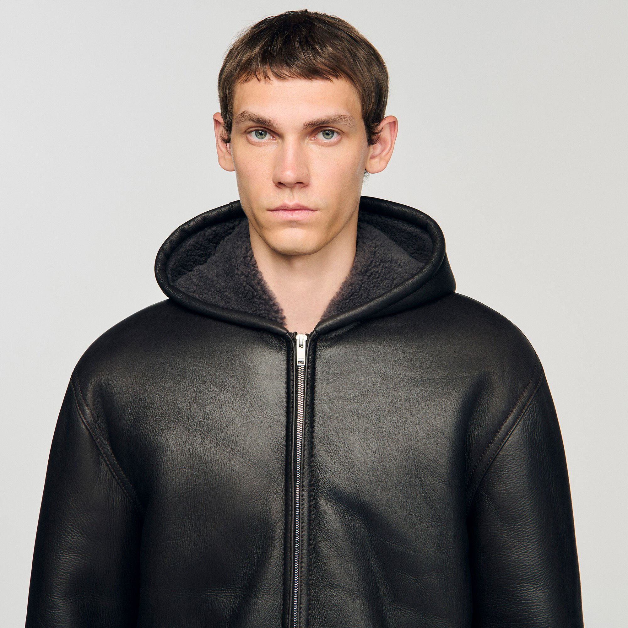 Shearling leather jacket