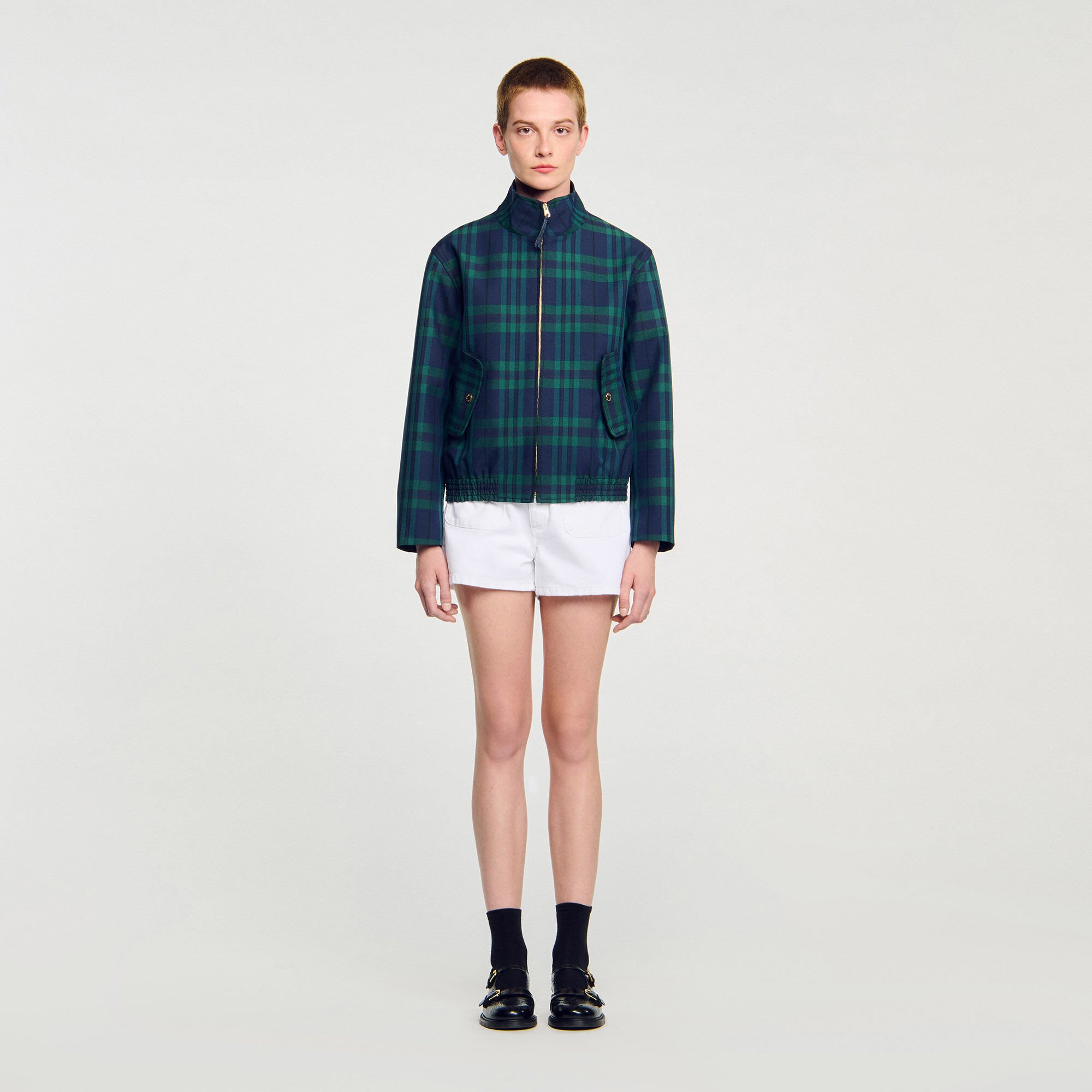 Checked jacket