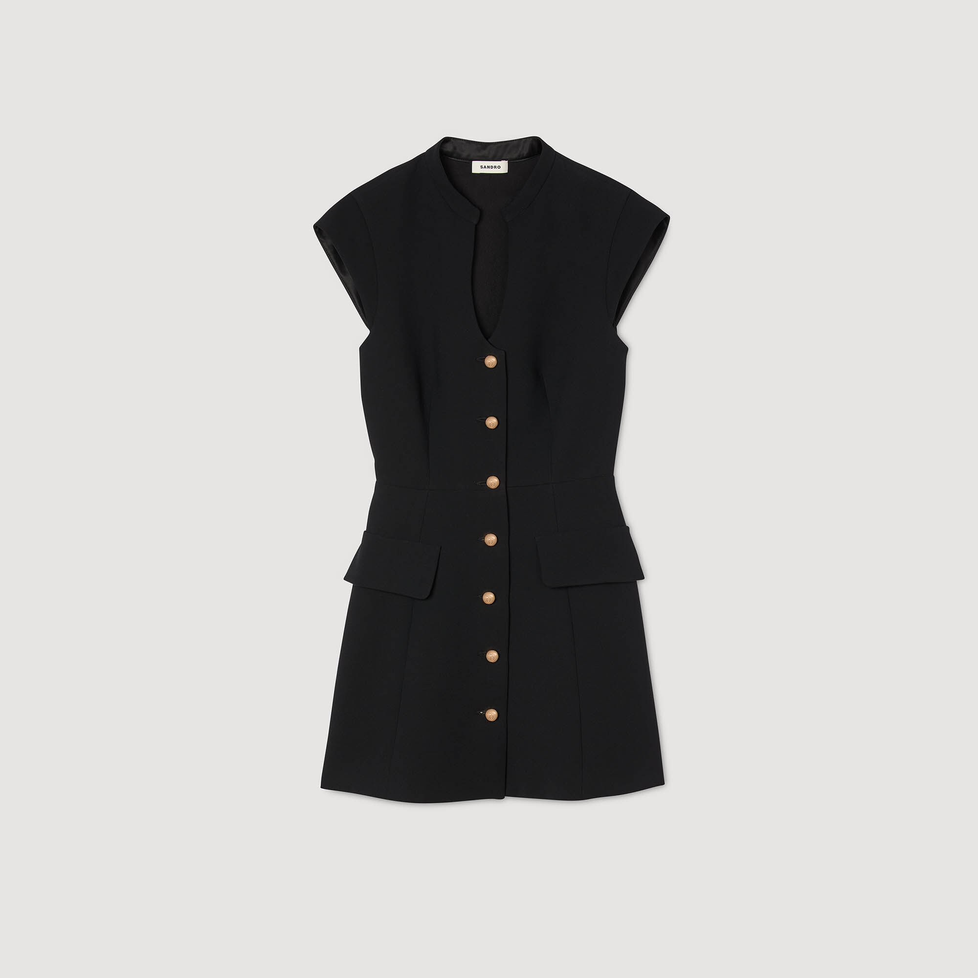 Robe courte en maille