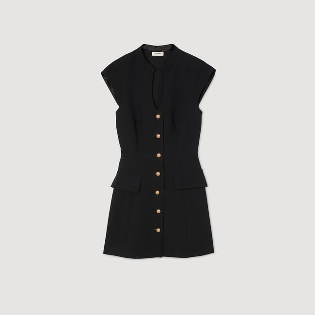 Robe courte en maille