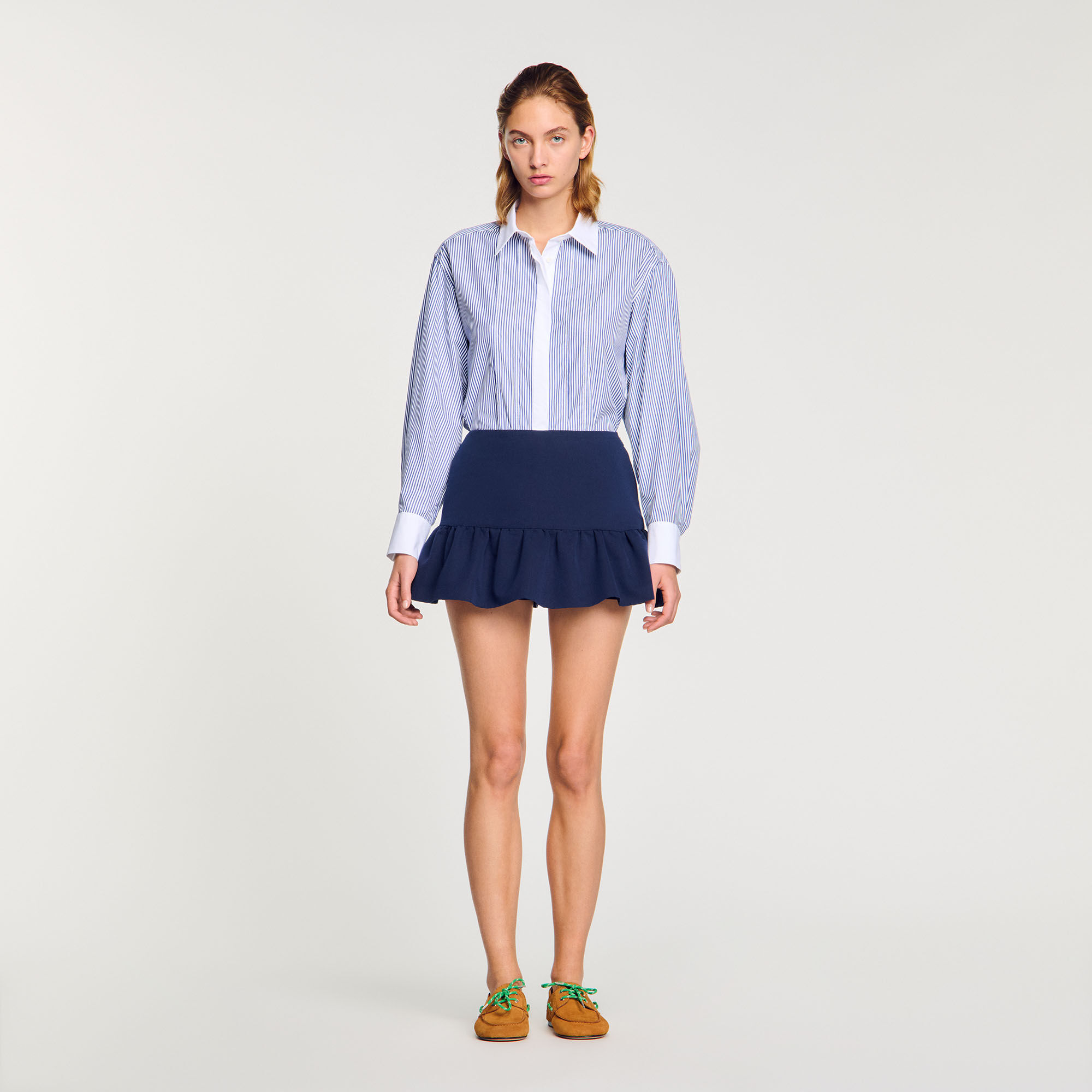 Shorts mit Volant
