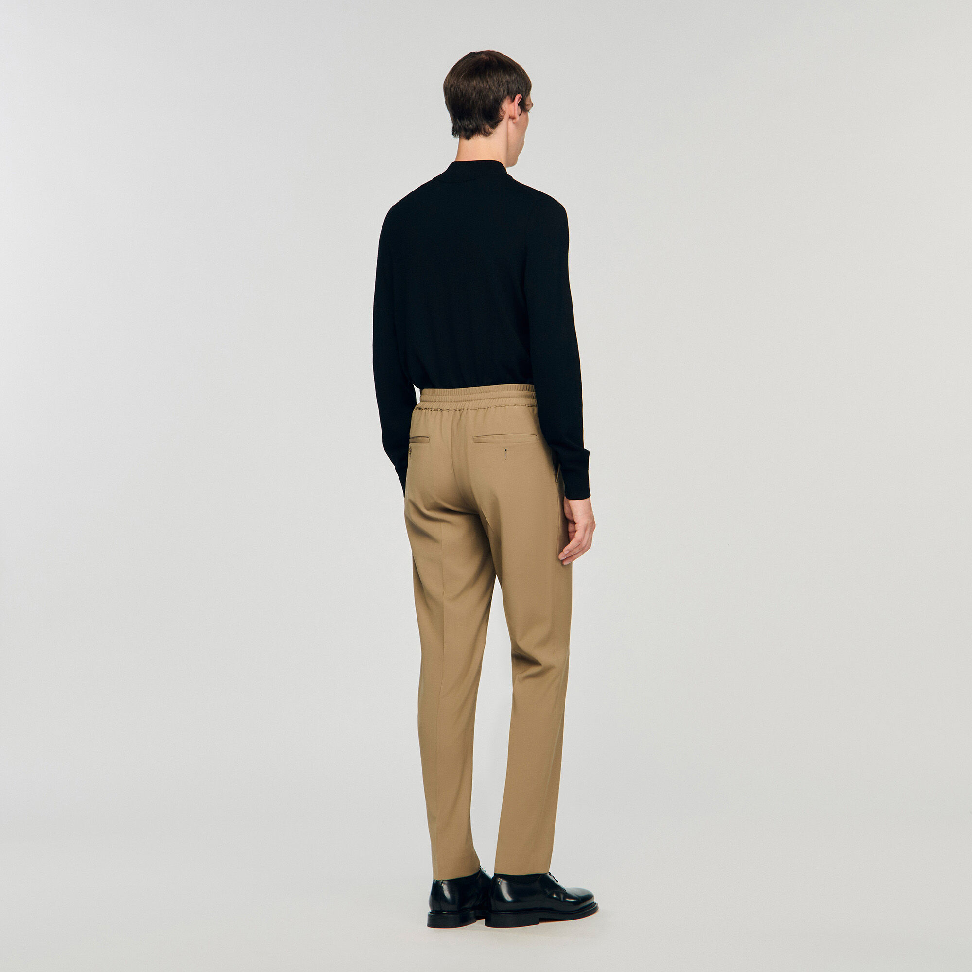 Elastische Hose mit geradem Schnitt