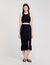 Jupe midi en maille
