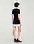 Kurzes Strickkleid mit Volant