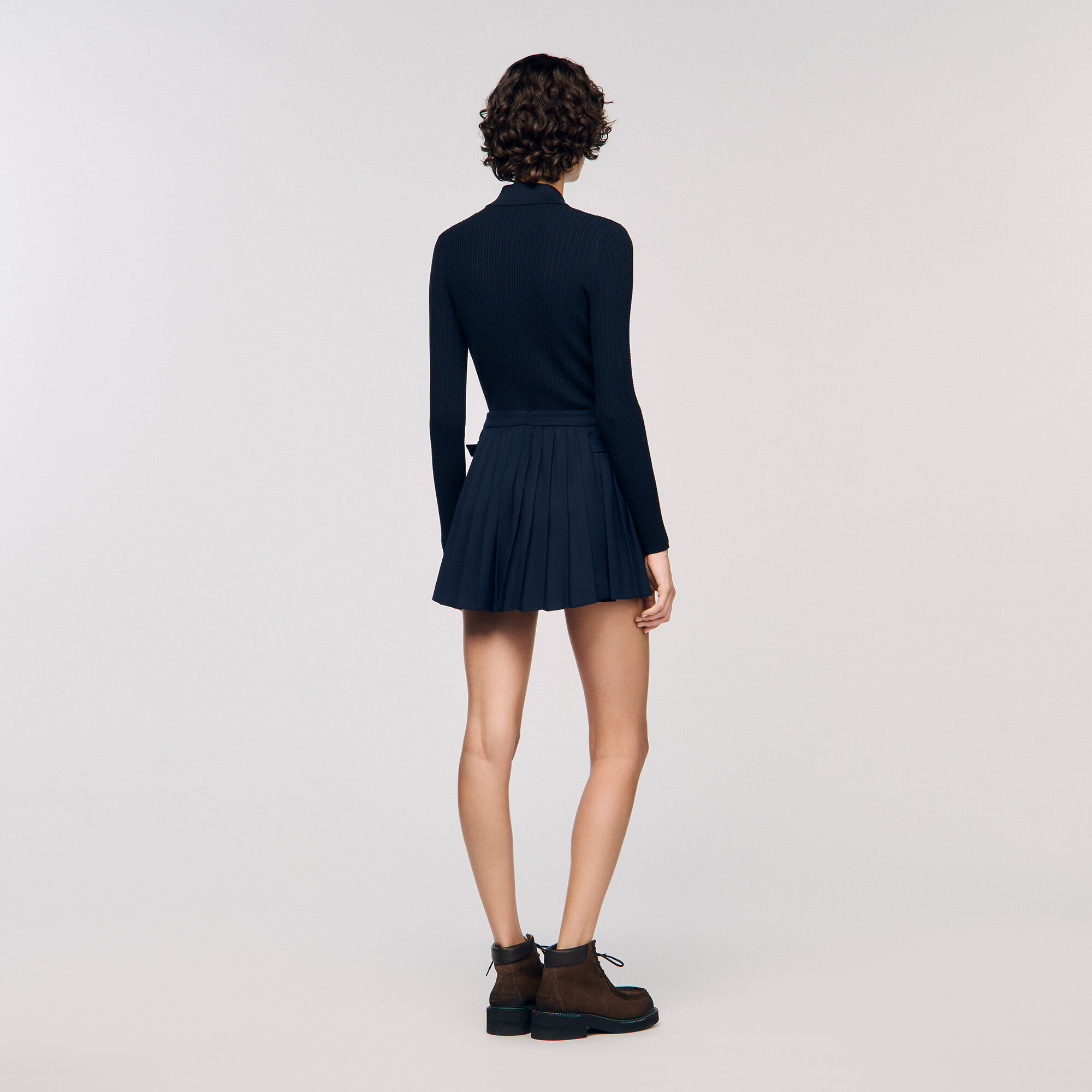 Jupe short à plis