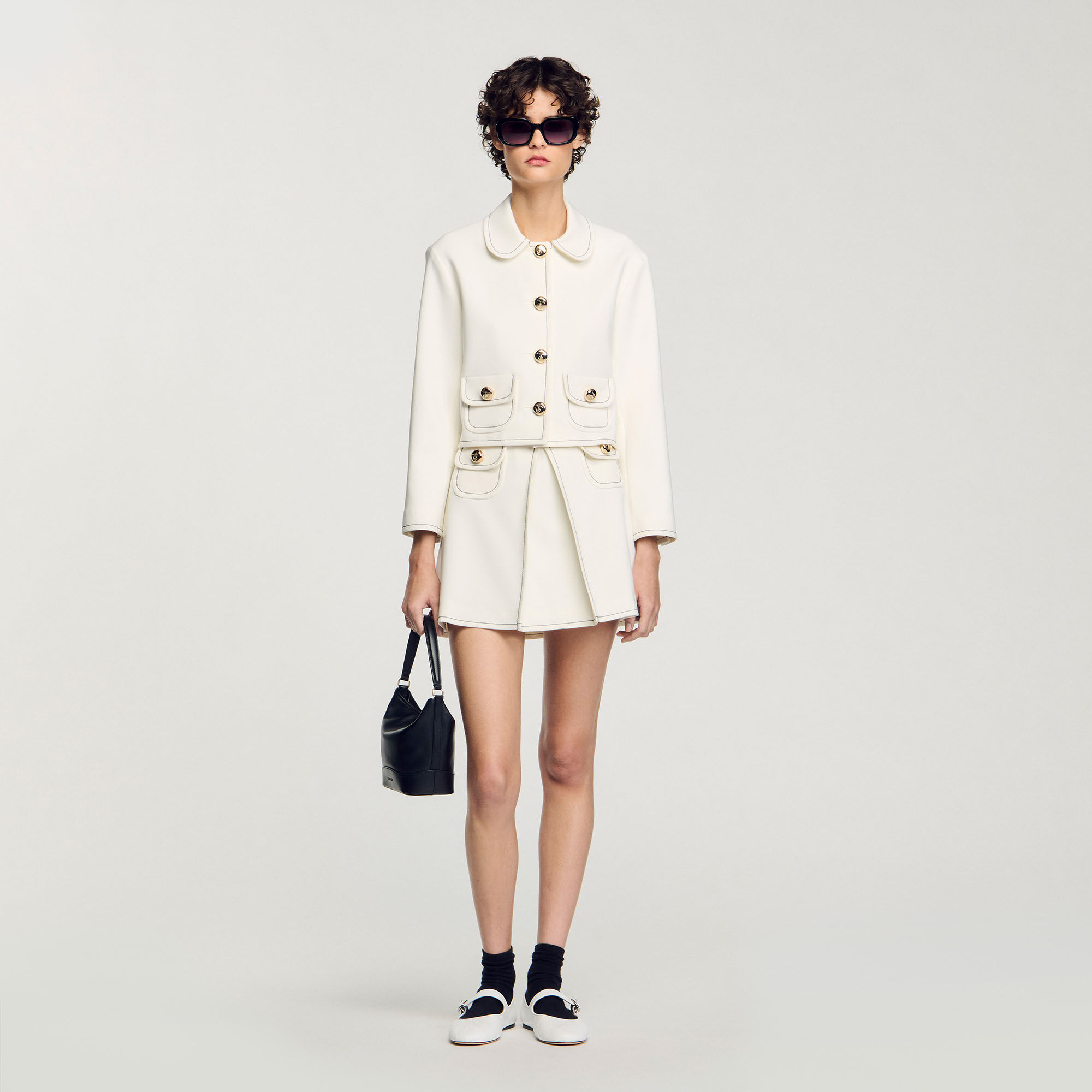 パリ発★ニット★ミニスカート★ SANDRO SANDRO ニット ミニスカート | THE OUTNET (アウトネット)