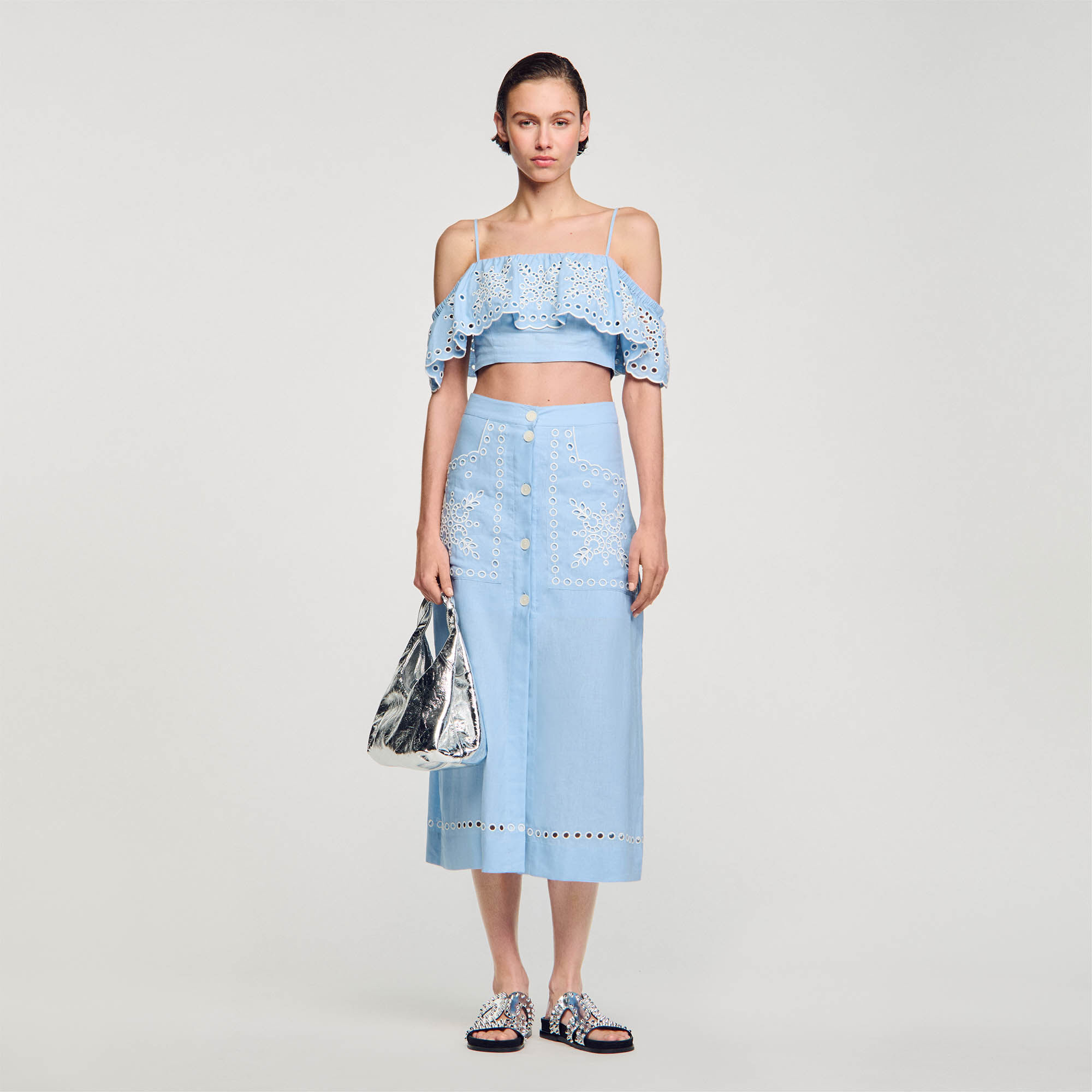 Sandro jupe longue outlet