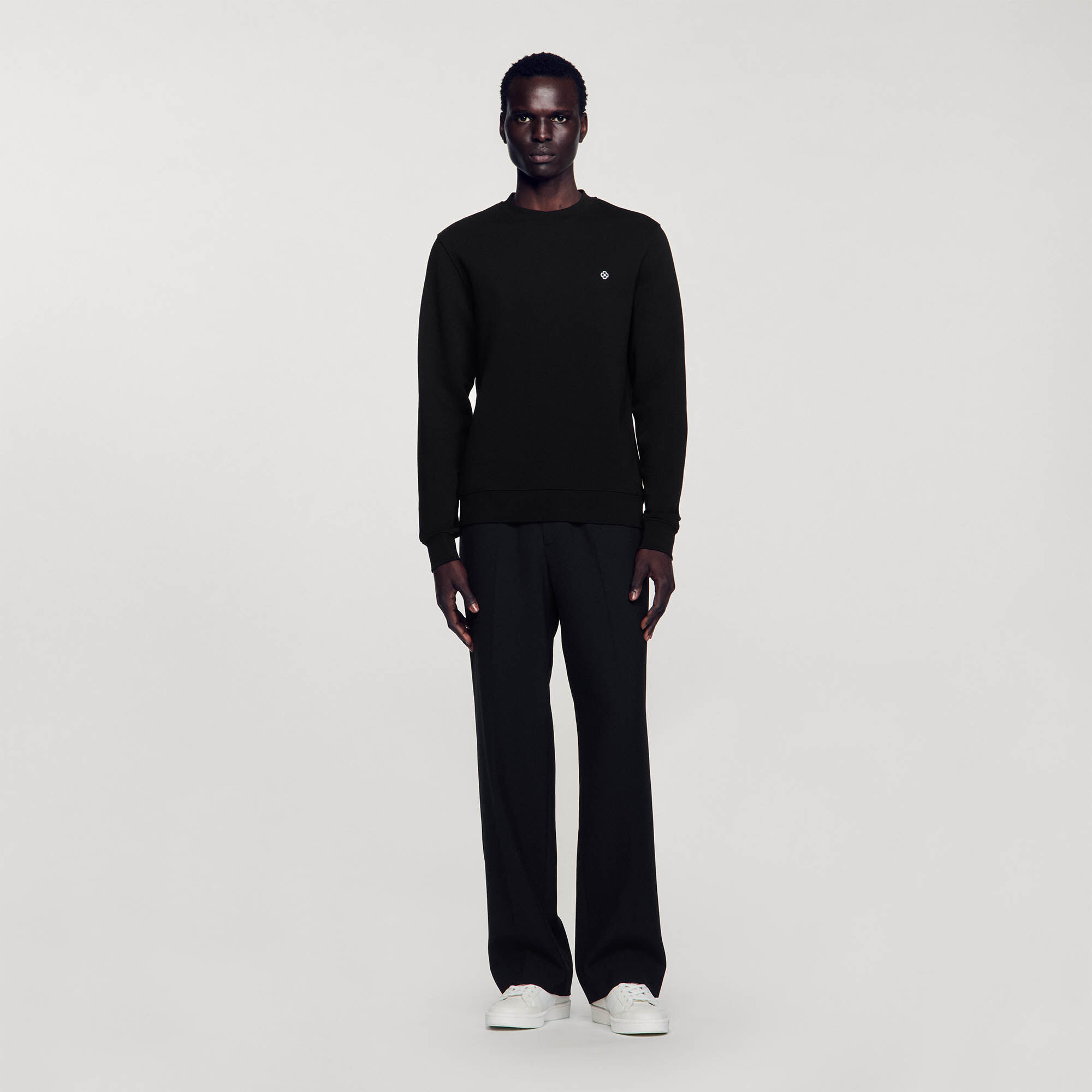 Sweatshirt mit Square-Cross-Motiv