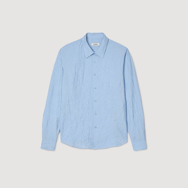 Chemise effet froissé