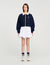 Zweifarbiges kurzes Sweatshirt