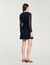 Robe courte drapée