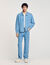 Square cross denim jacket