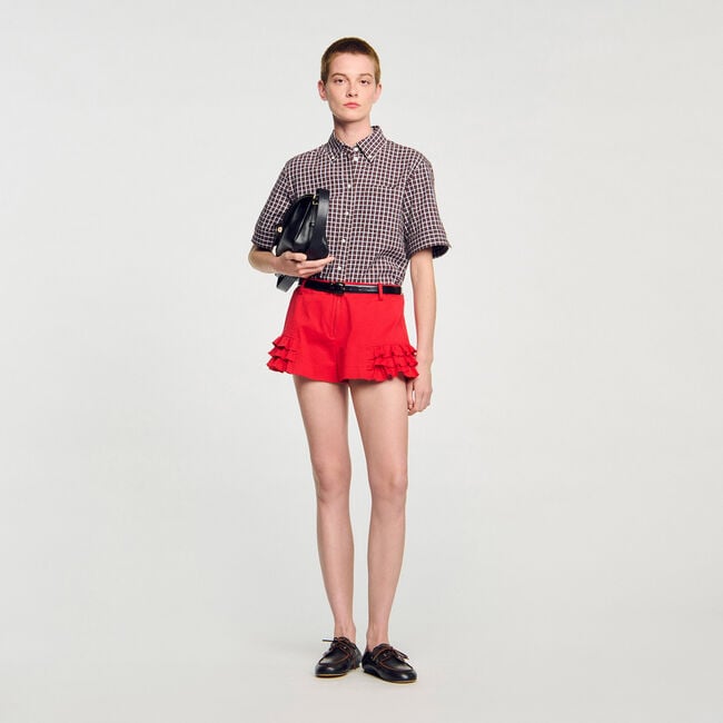 Ruffled shorts