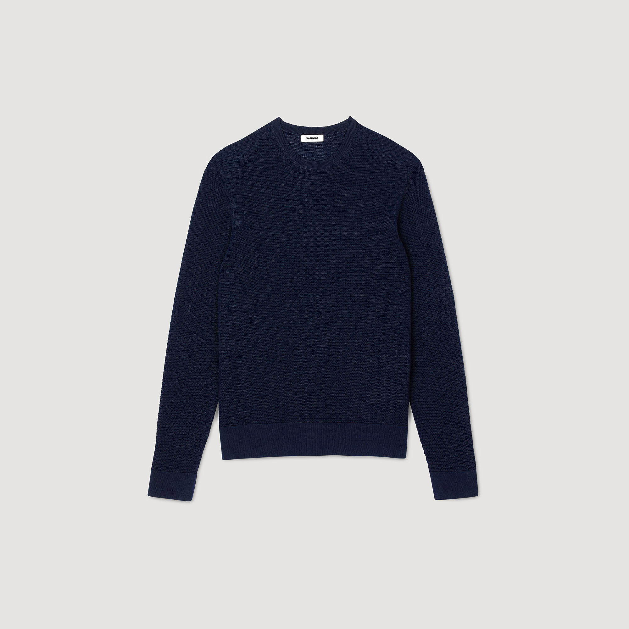 Pull en maille texturée