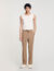Pantalon droit élastiqué