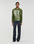 Blouson zippé en cuir