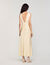Satin-effect maxi dress