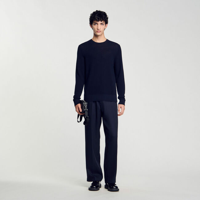 Pull en maille texturée