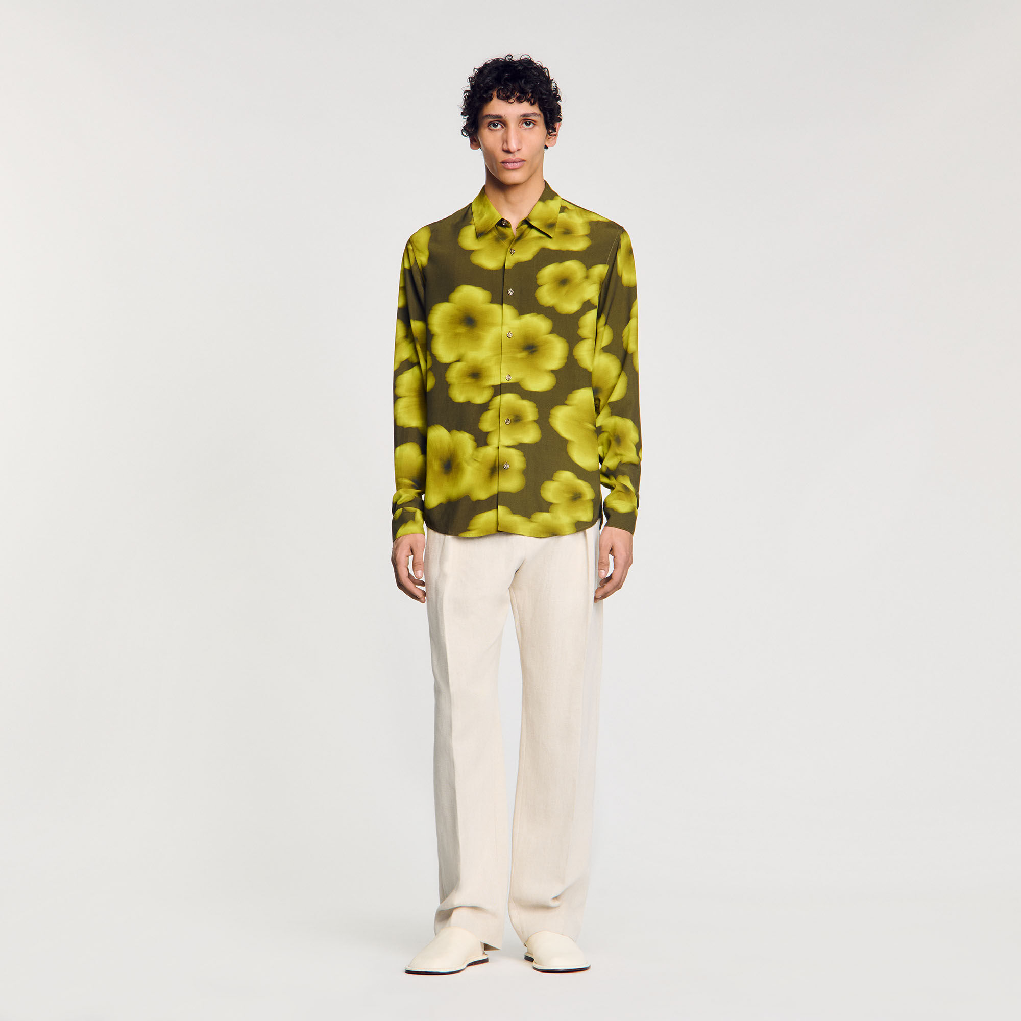 Chemise fluide imprimé fleurs