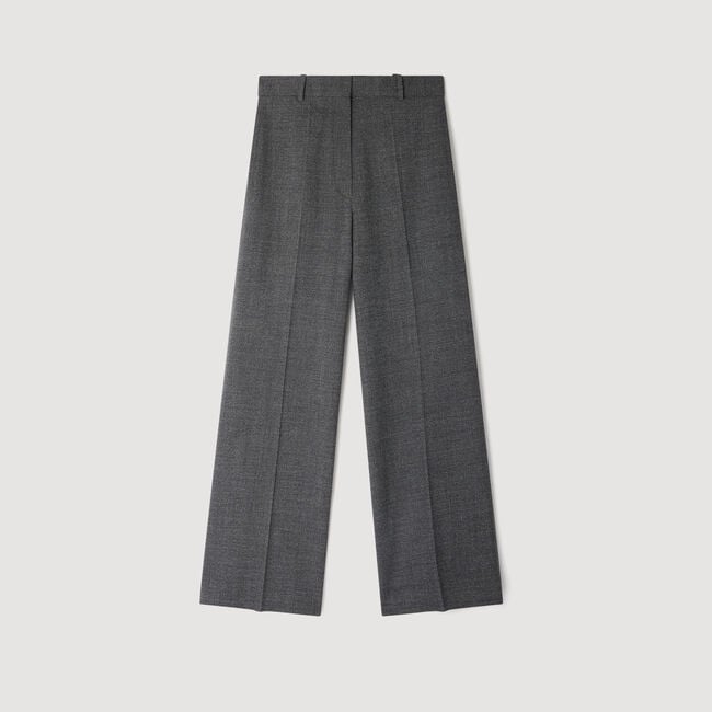 Straight and wide trousers