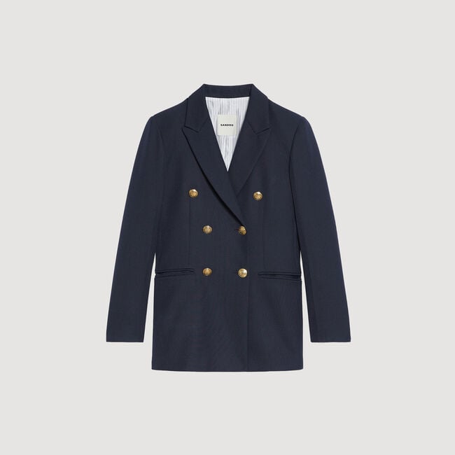 Double-breasted suit jacket