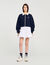 Zweifarbiges kurzes Sweatshirt