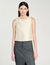 Satin top with rhinestones