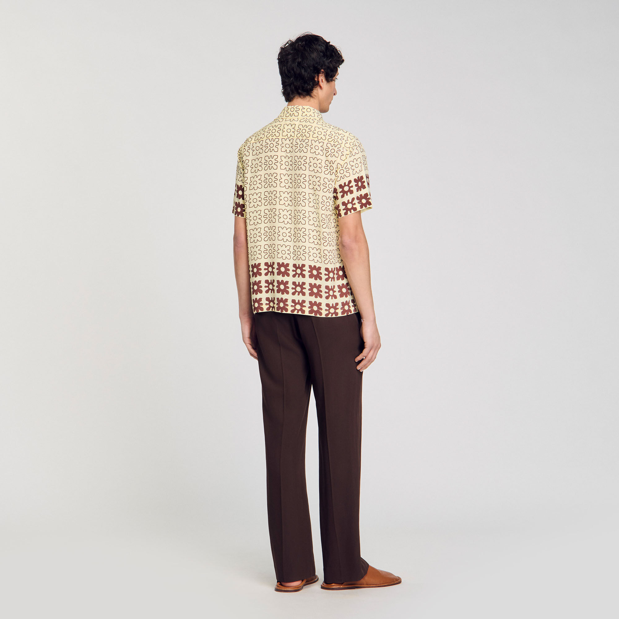 Chemise à imprimé fleuri