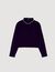 Ruffled-neck jumper
