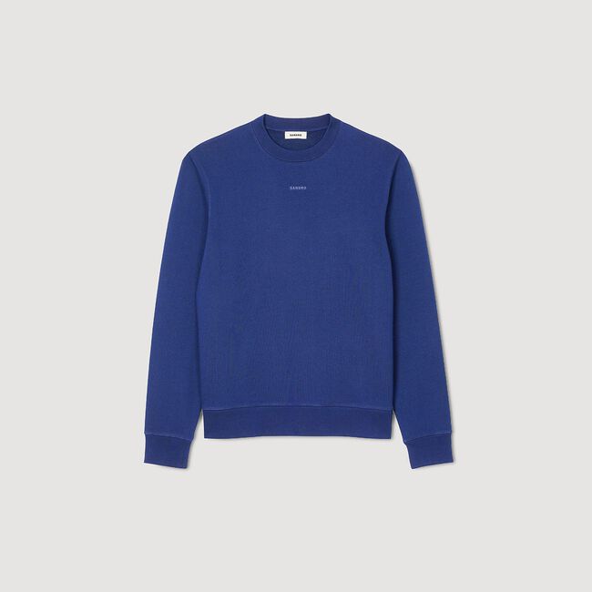Sweatshirt en coton à logo 