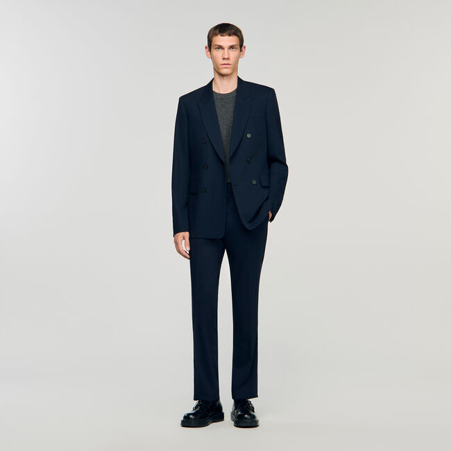 Veste de costume croisée