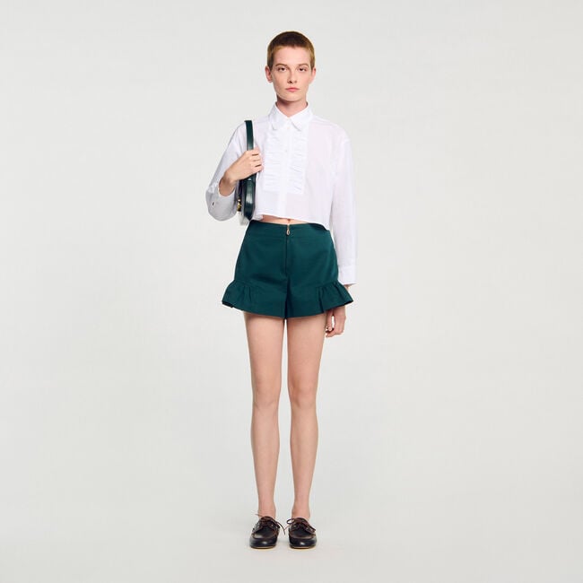 Ruffled shorts