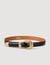 Ceinture cuir boucle dorée
