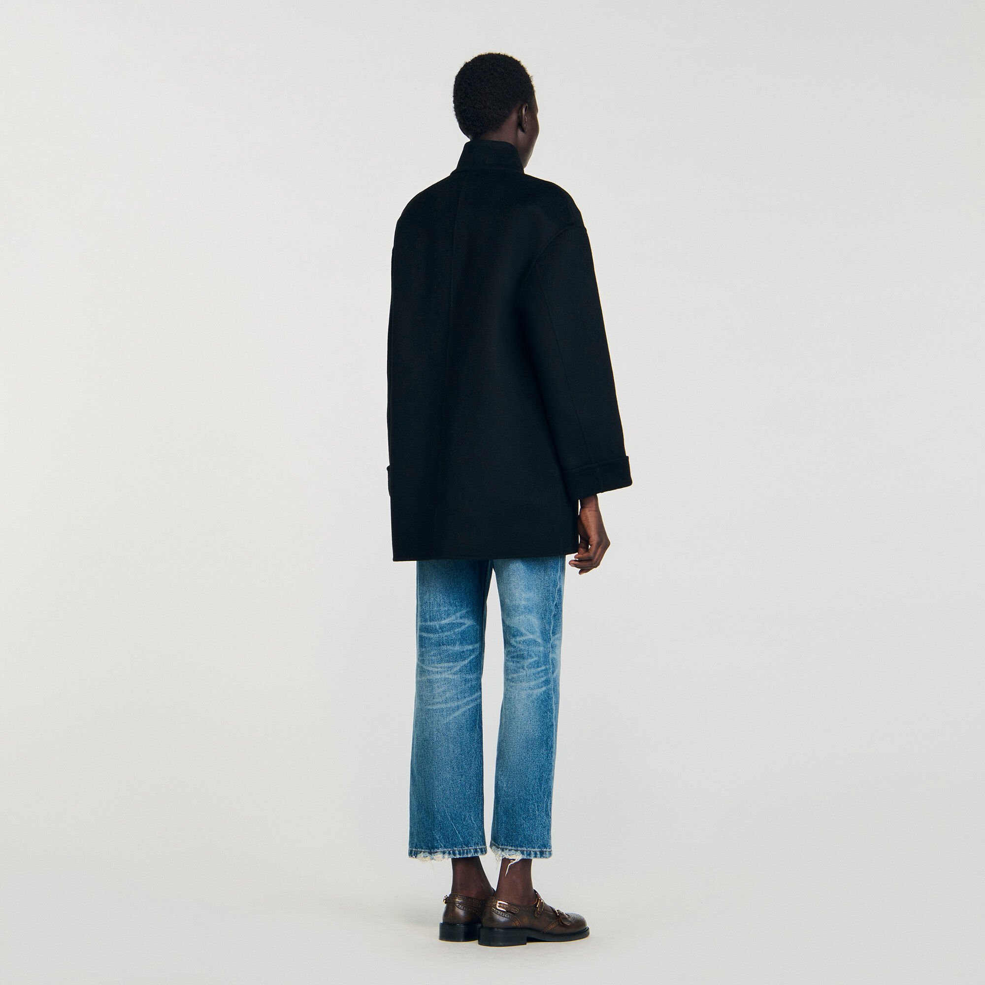 Oversized pea coat