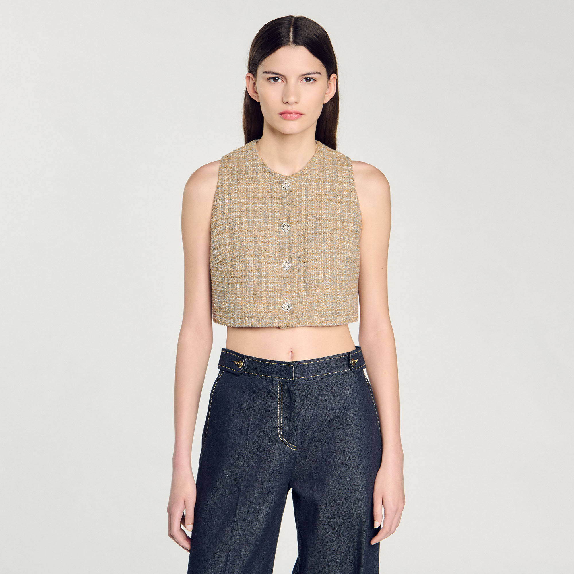 Tweed Vest