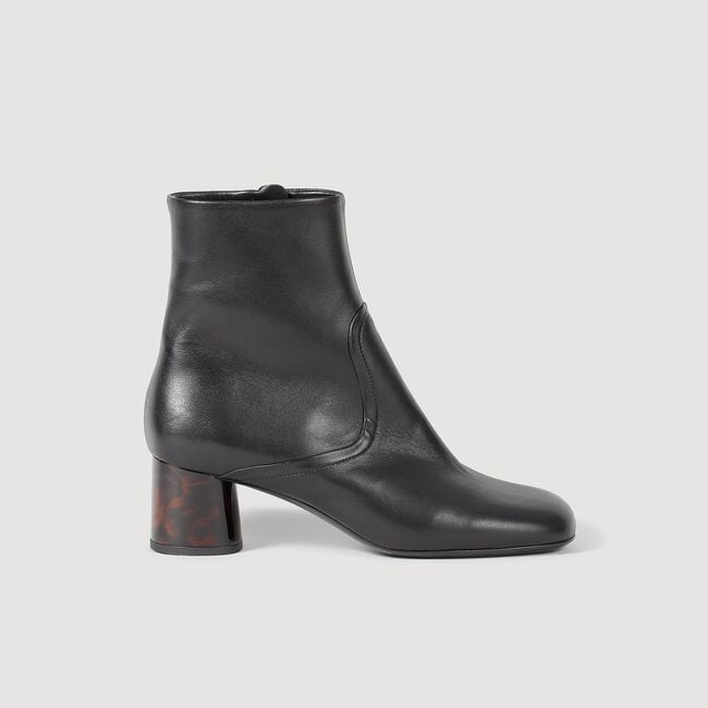 Bottines en cuir