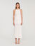 Robe longue perlée