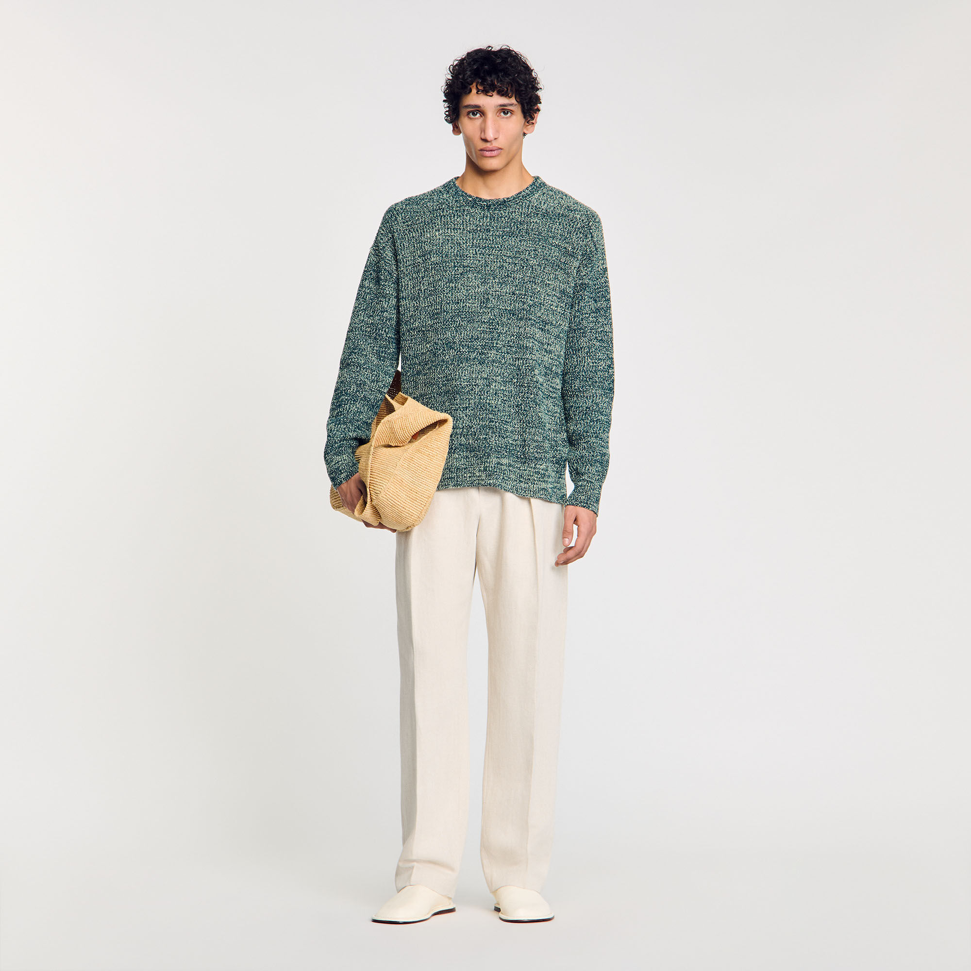 Pull en maille chenille