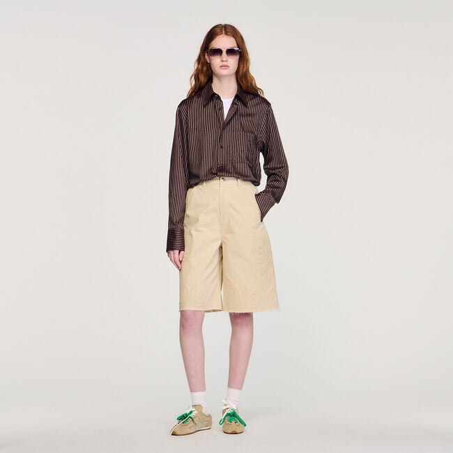 Flie&szlig;endes gestreiftes Hemd - Herren | Sandro