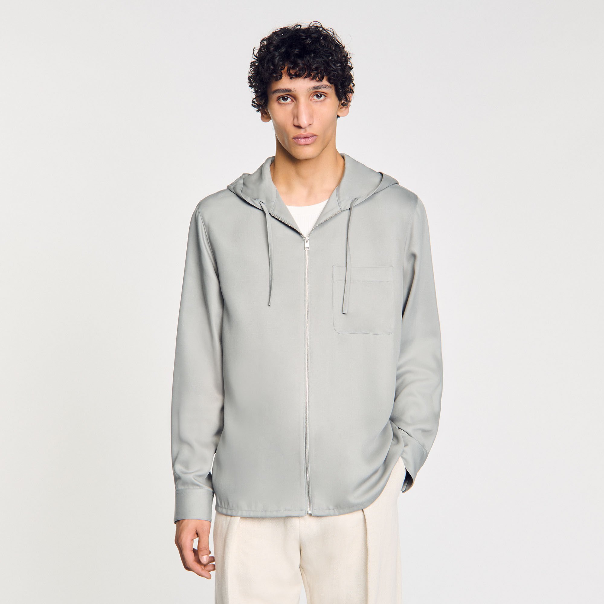 Hooded shirt