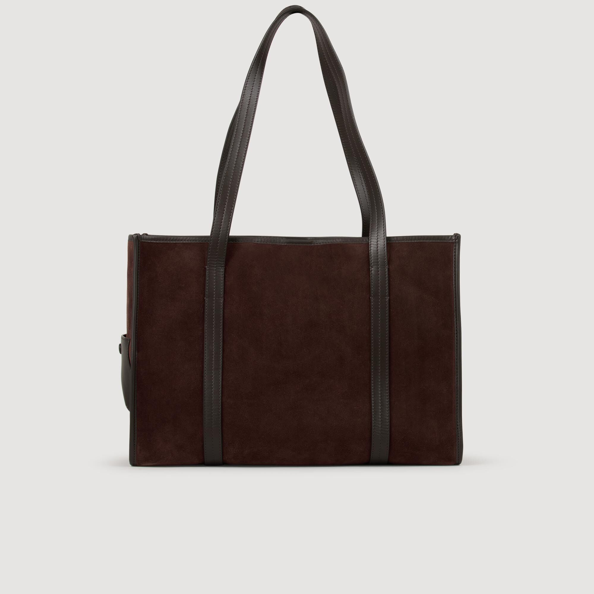 Sac cabas souple en suède